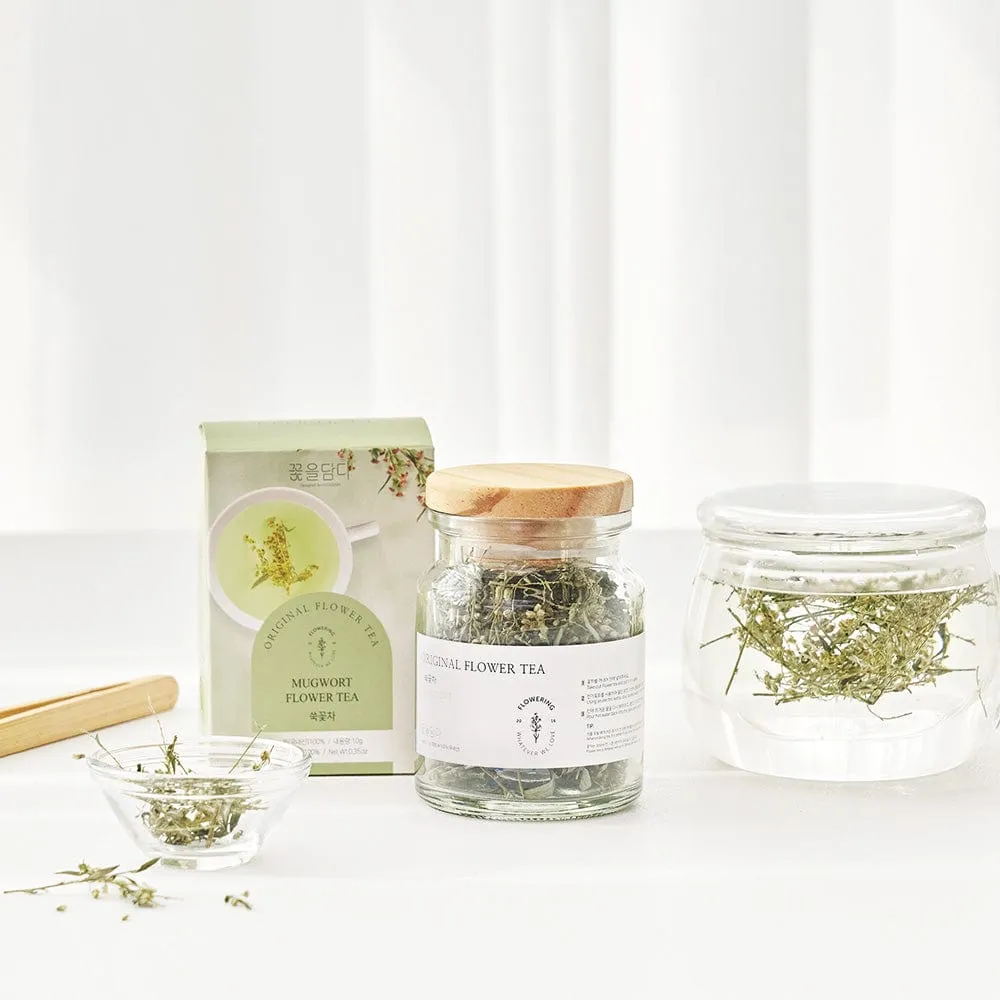 Original Flower Tea 10g Glass Jar - Mugwort