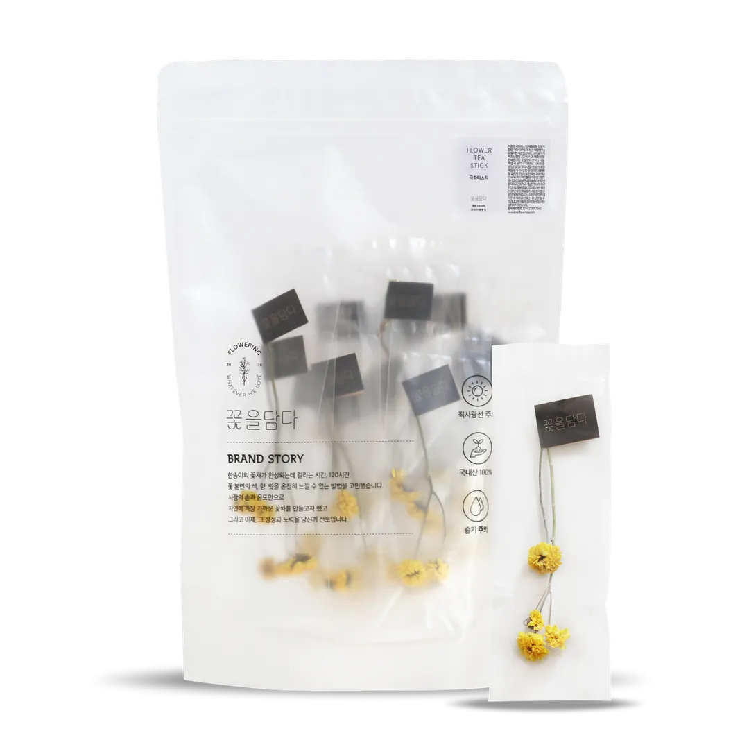 Flower Teastick Bulk Pouch (20 Sticks)_Chrysanthemum