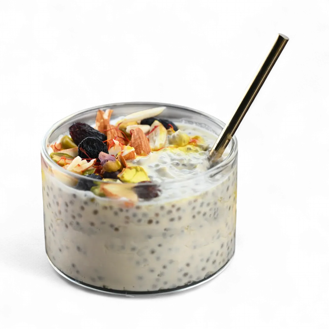 Saffron Vanilla Chia Pudding