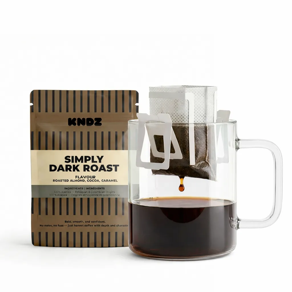 Simply Dark Roast Coffee - Pack of 18