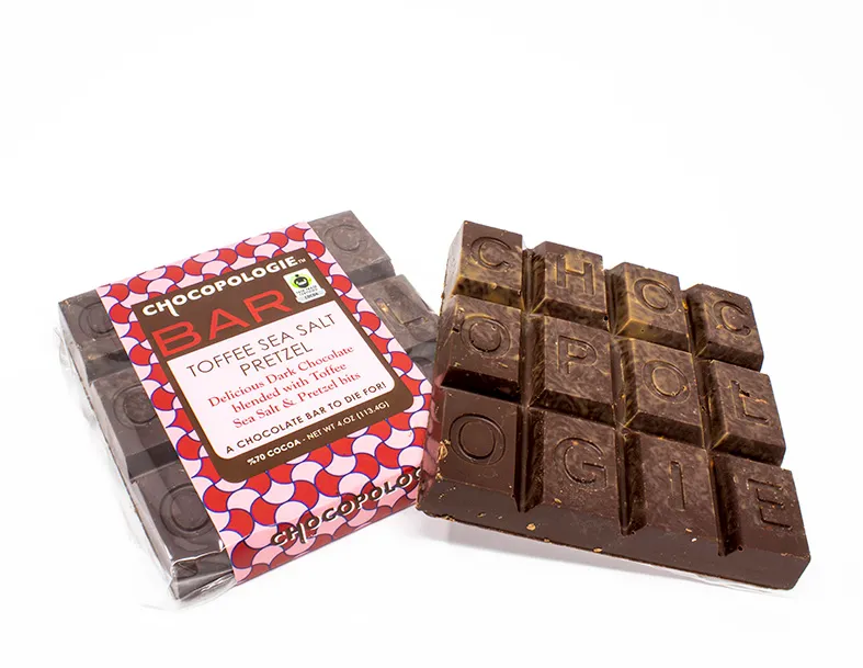 Toffee Sea Salt Pretzel Bar
