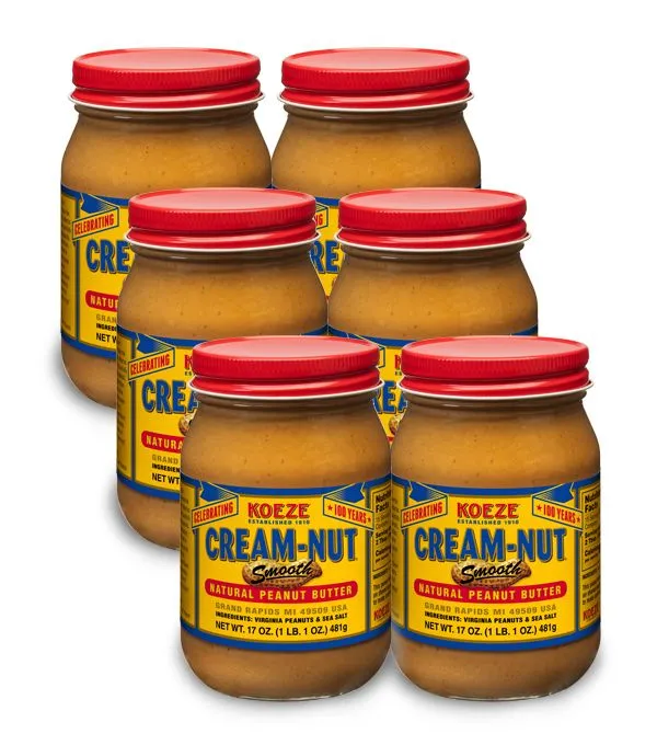 Cream-Nut Natural Smooth Peanut Butter