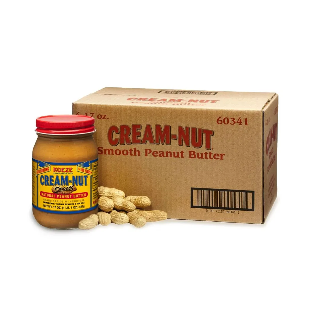Cream-Nut Natural Smooth Peanut Butter