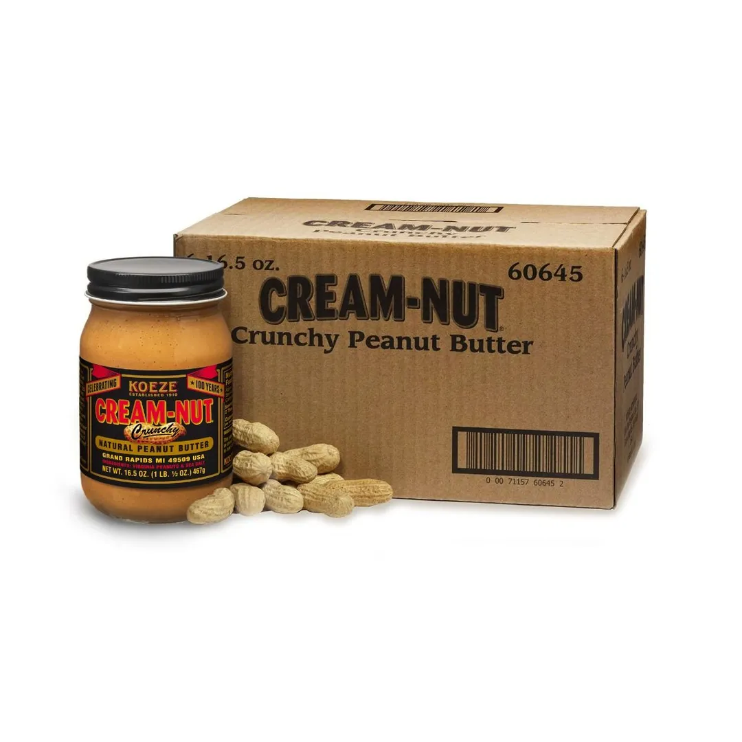 Cream-Nut Natural Crunchy Peanut Butter