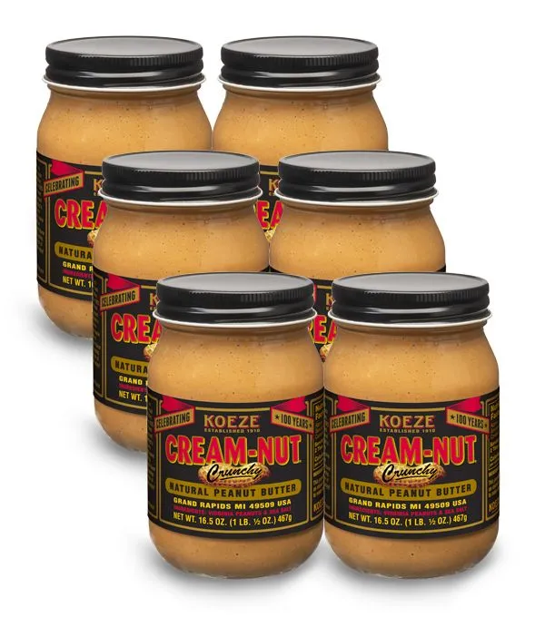 Cream-Nut Natural Crunchy Peanut Butter
