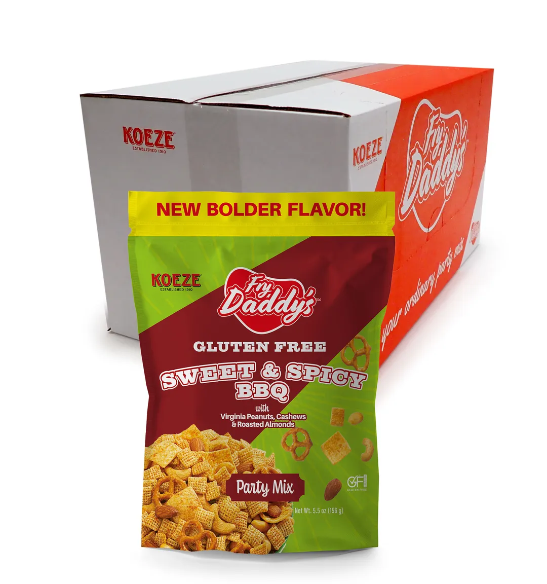 Fry Daddy's Gluten Free Sweet & Spicy BBQ Snack Mix 5.5 oz