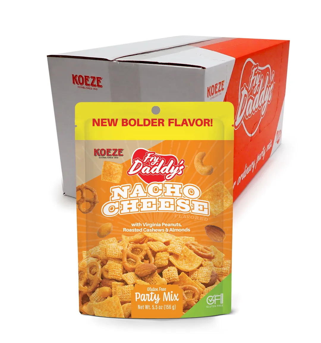 Fry Daddy's Gluten Free Nacho Cheese Snack Mix 5.5 oz