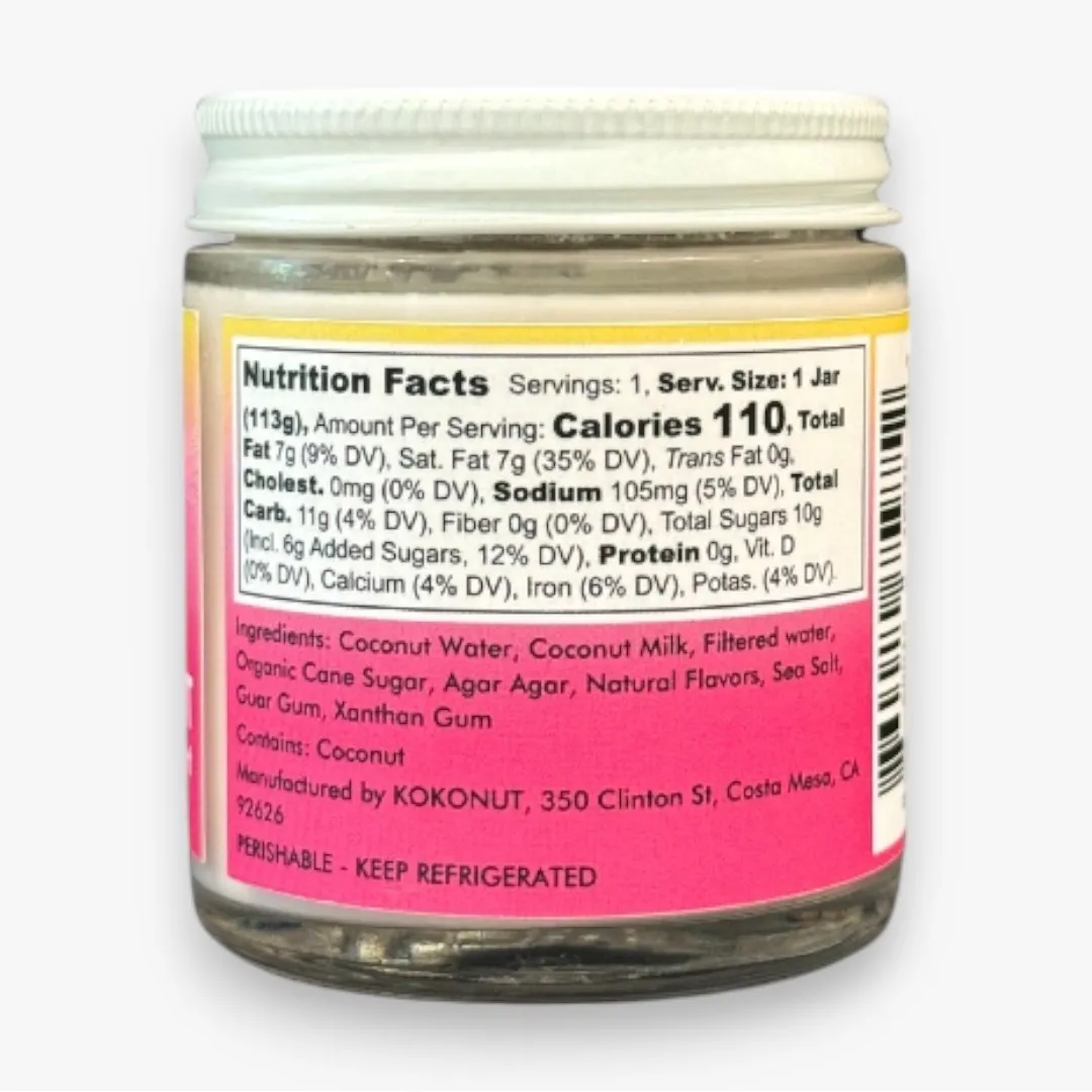 KOKONUT Vegan Coconut Dessert Original 4oz
