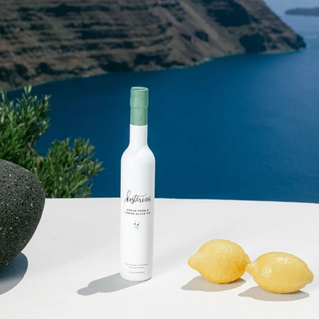 Greek Herb & Lemon Olive Oil (375ml)