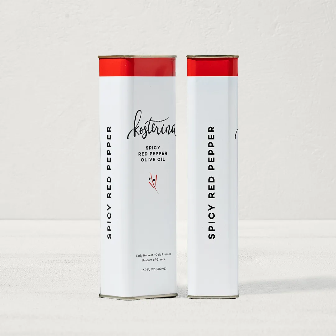 Spicy Red Pepper Olive Oil Tin (1/500ml) 
