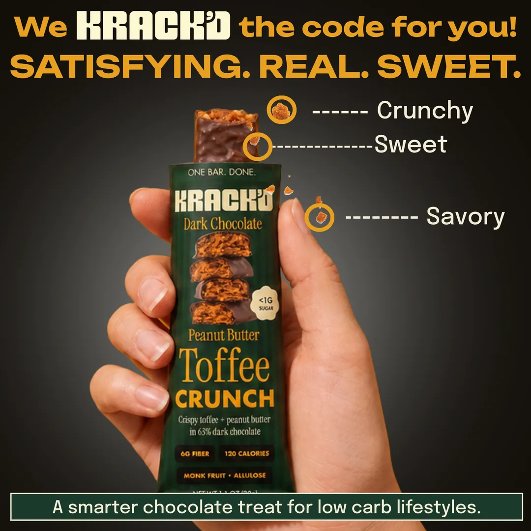 Peanut Butter Toffee Crunch (Dark Choc)
