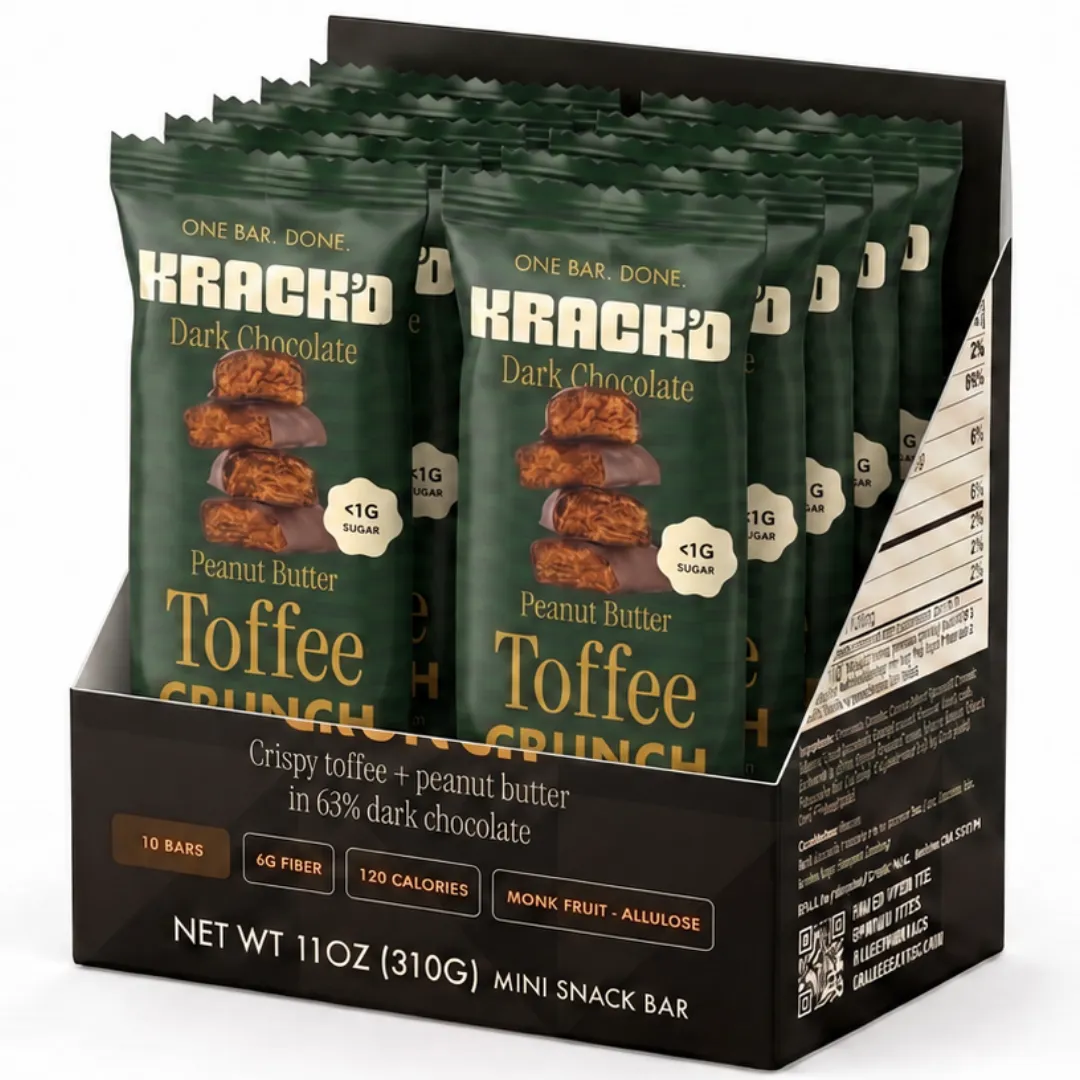 Peanut Butter Toffee Crunch (Dark Choc)