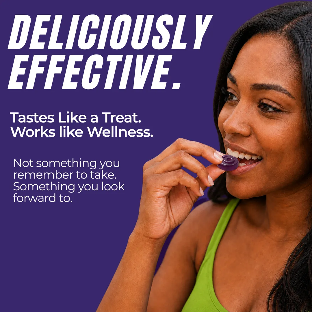 ōku® Conscious Energy® Gummy Snacks - Grape