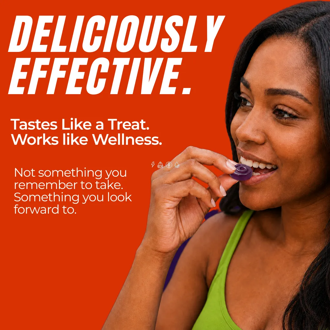 ōku® Conscious Energy® Gummy Snacks - Orange Blossom