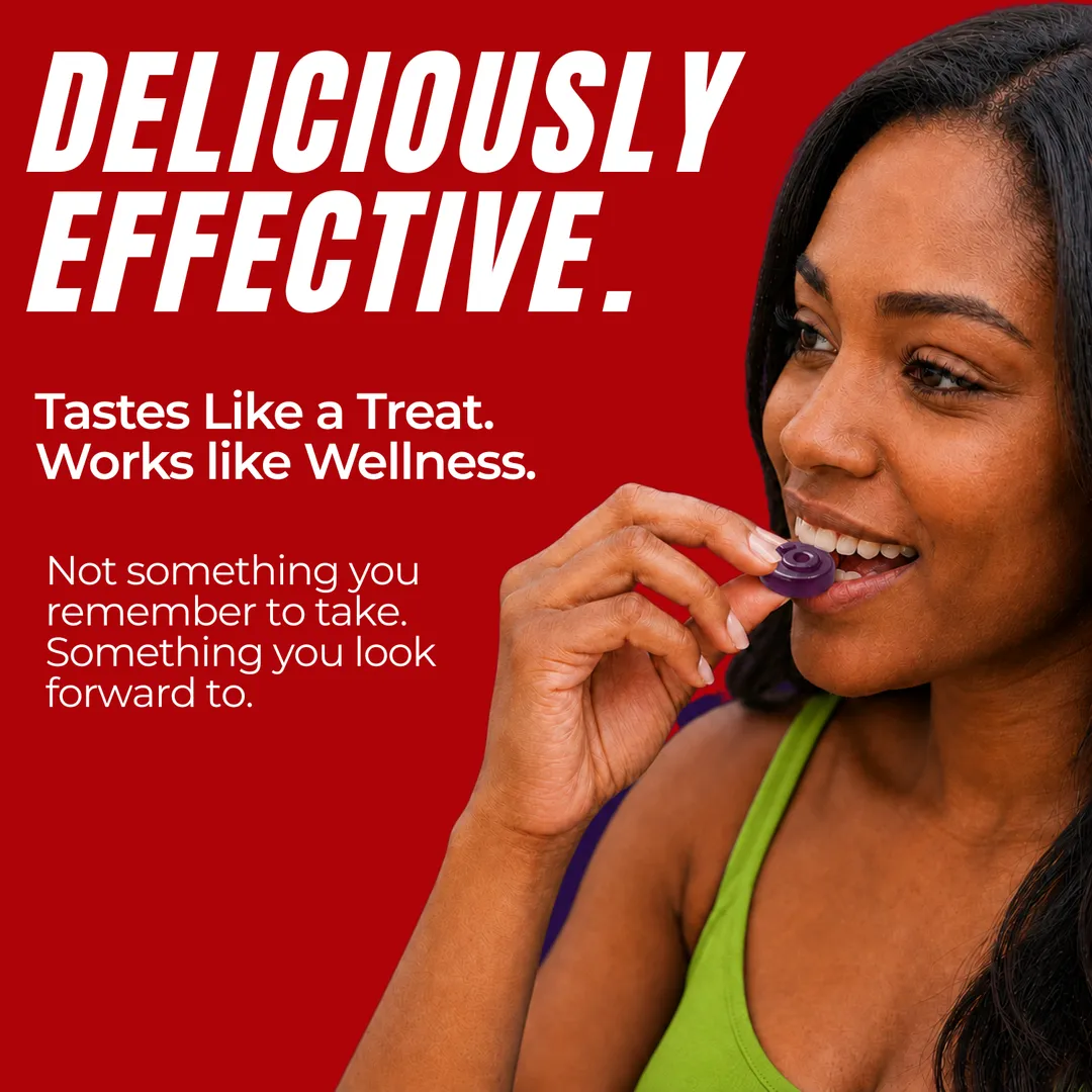 ōku® Conscious Energy® Gummy Snacks - Strawberry