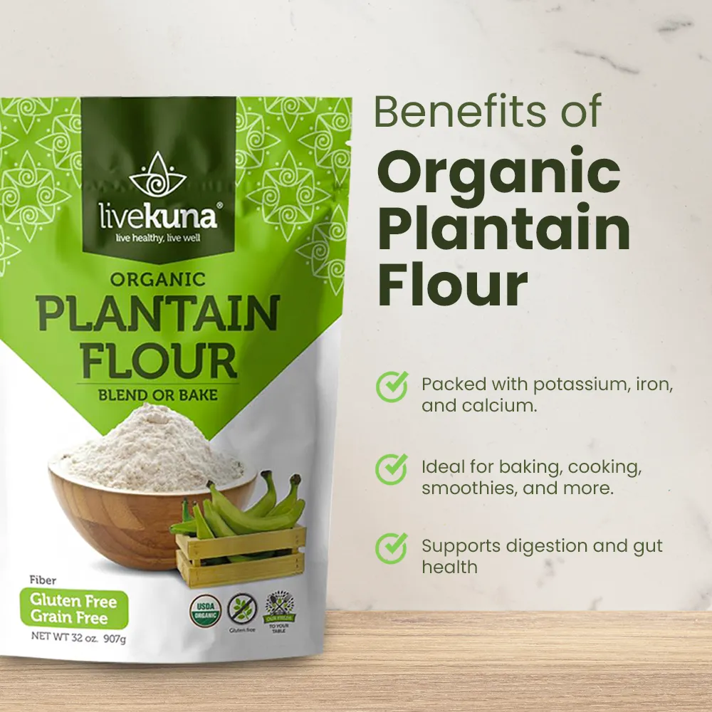 Organic Plantain Flour 32oz