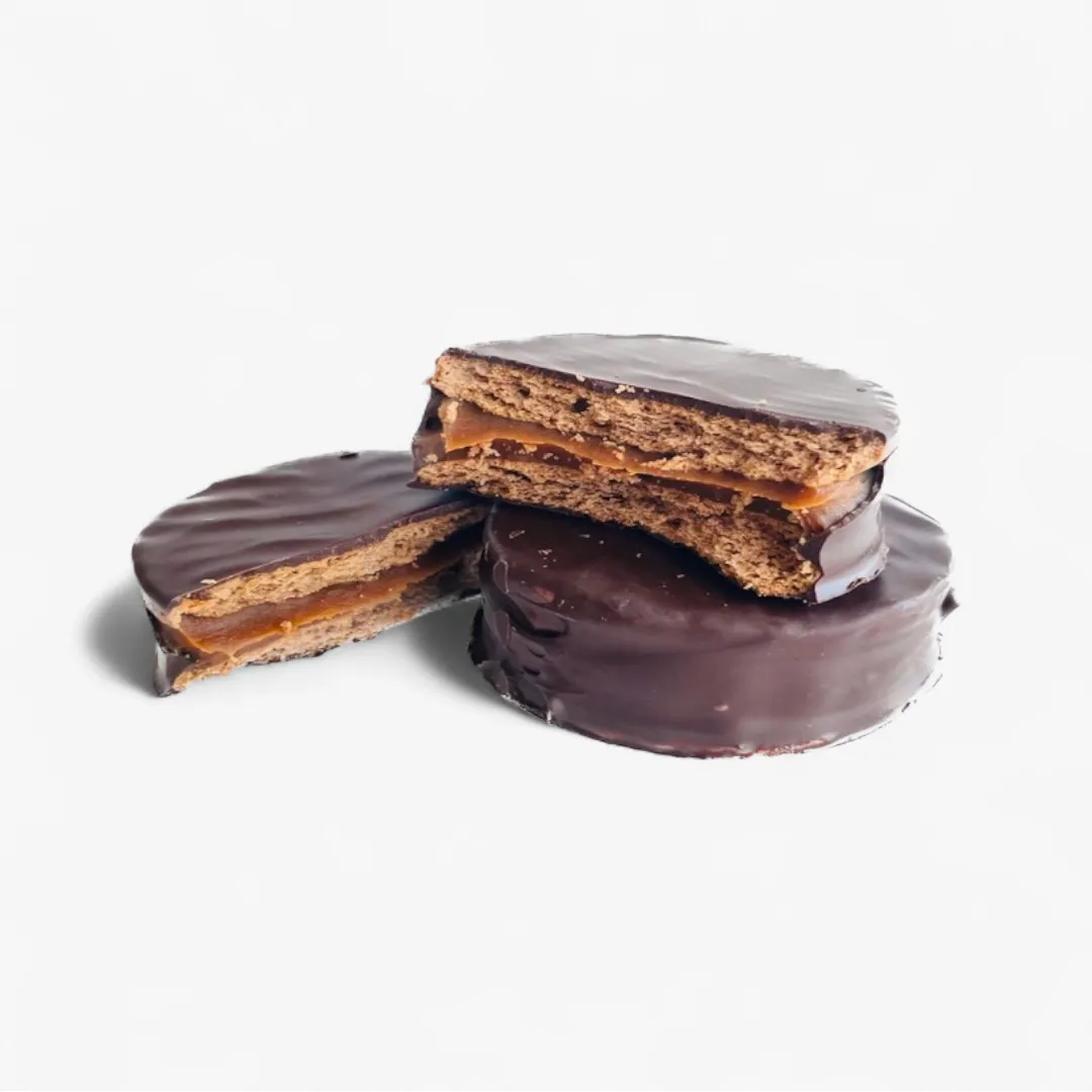 Alfajores Filled with Dulce De Leche (Milk Caramel Spread)
