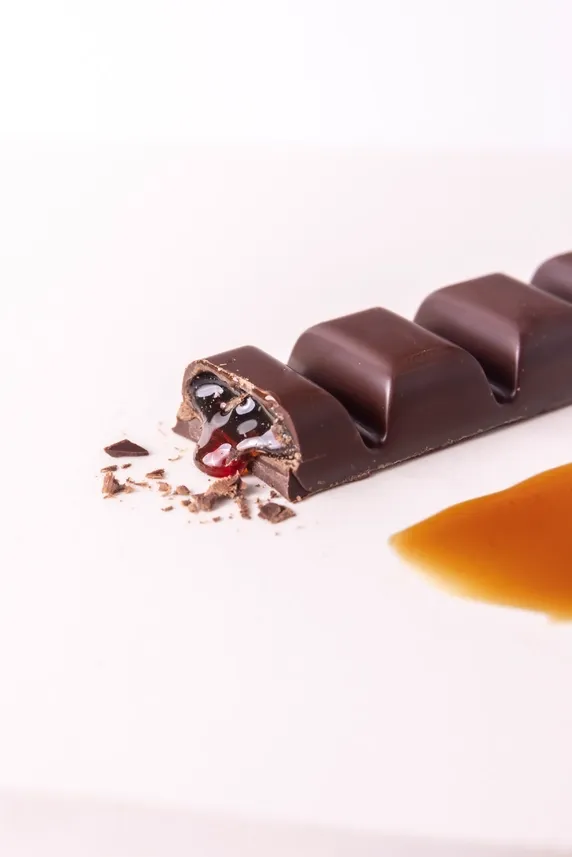 Malbec Rose Filled Chocolate Bar