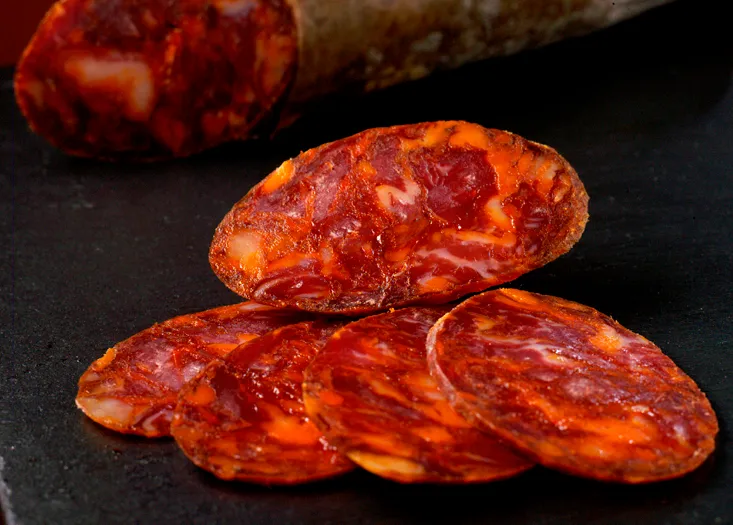 Acorn Fed 100% Iberico dry cured Chorizo. USDA Organic