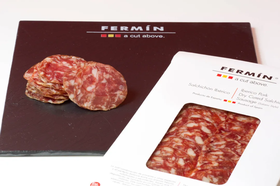 Iberico Salchichon (Salami Style Sausage) Sliced 2oz