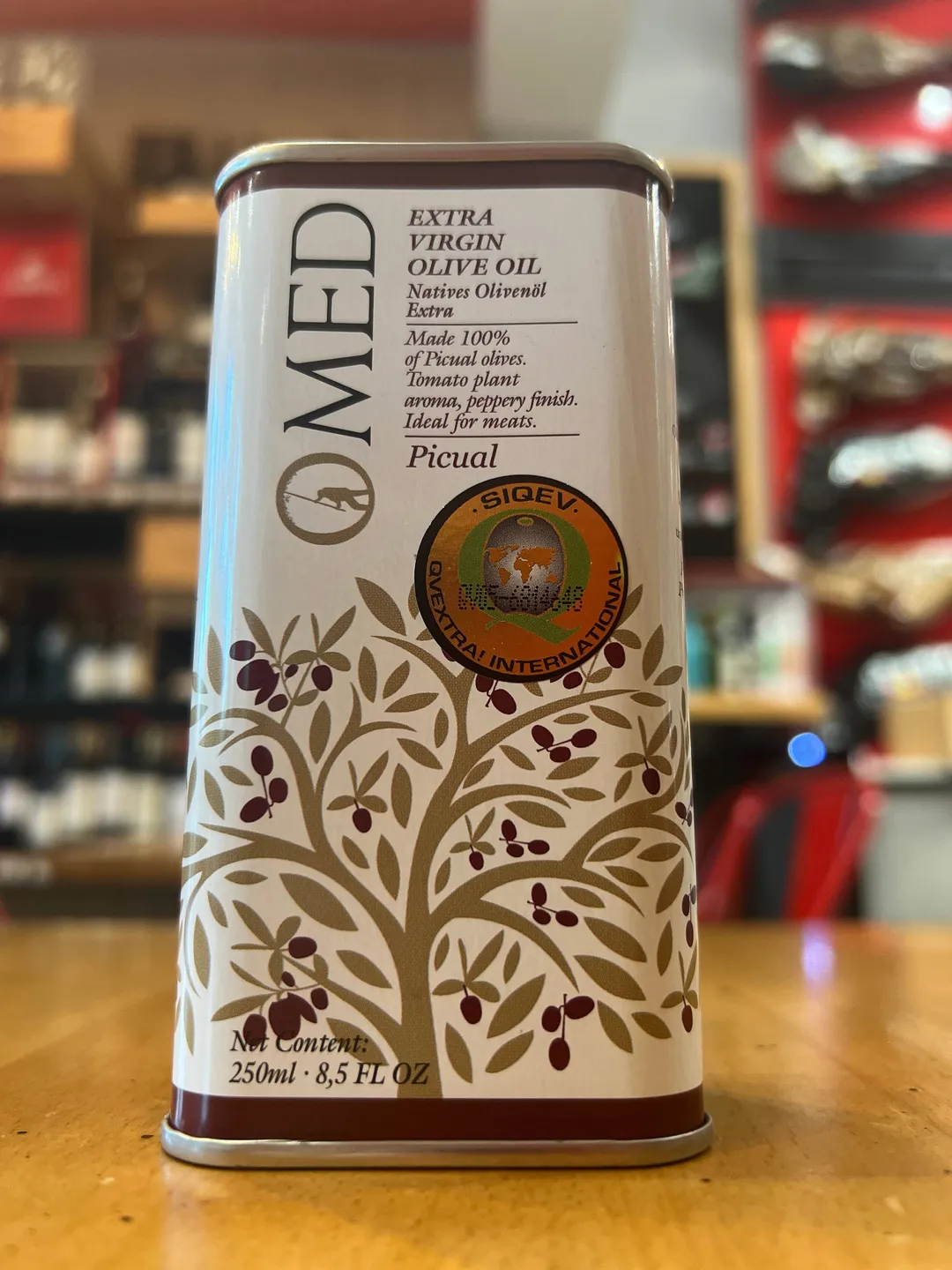 OMED EVOO PICUAL, 250ML/8.5FL OZ