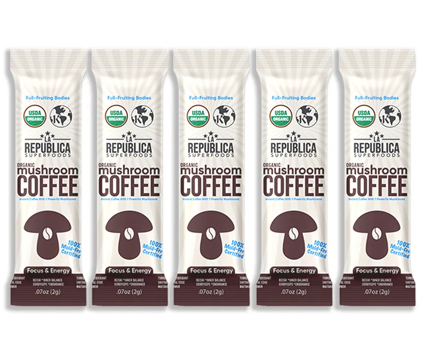 10-Pack Single Serve Mushroom Coffee