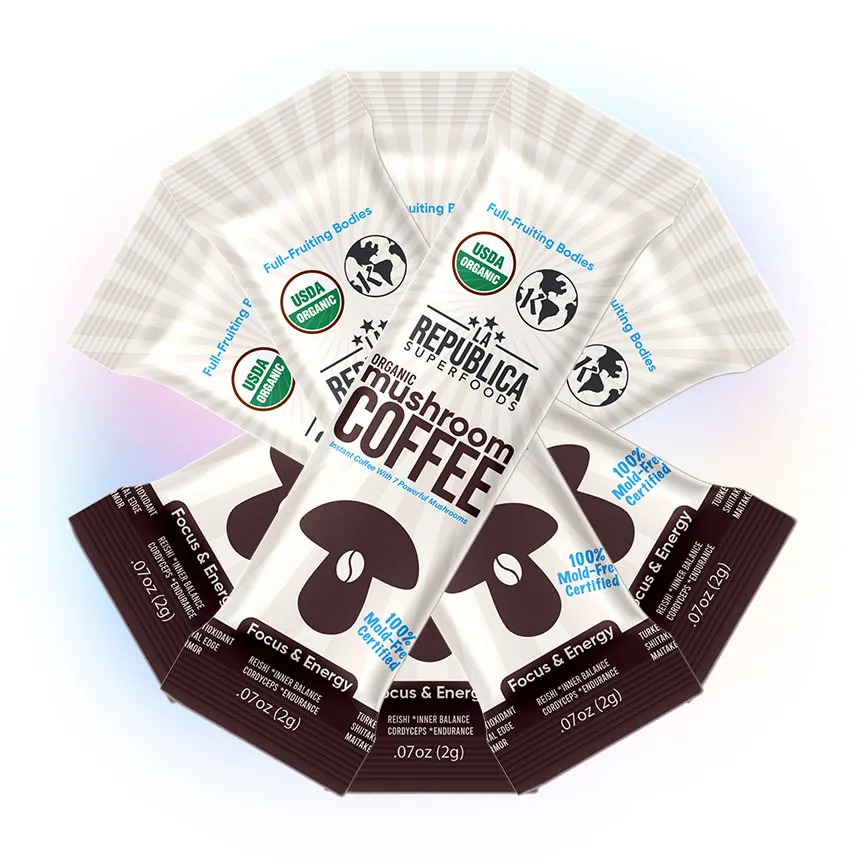 10-Pack Single Serve Mushroom Coffee