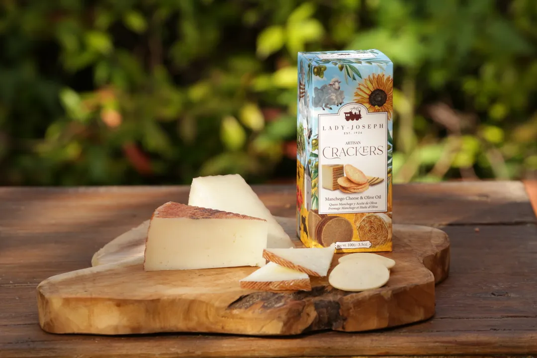Manchego And Olive Oil Crackers (Cheese Snack)