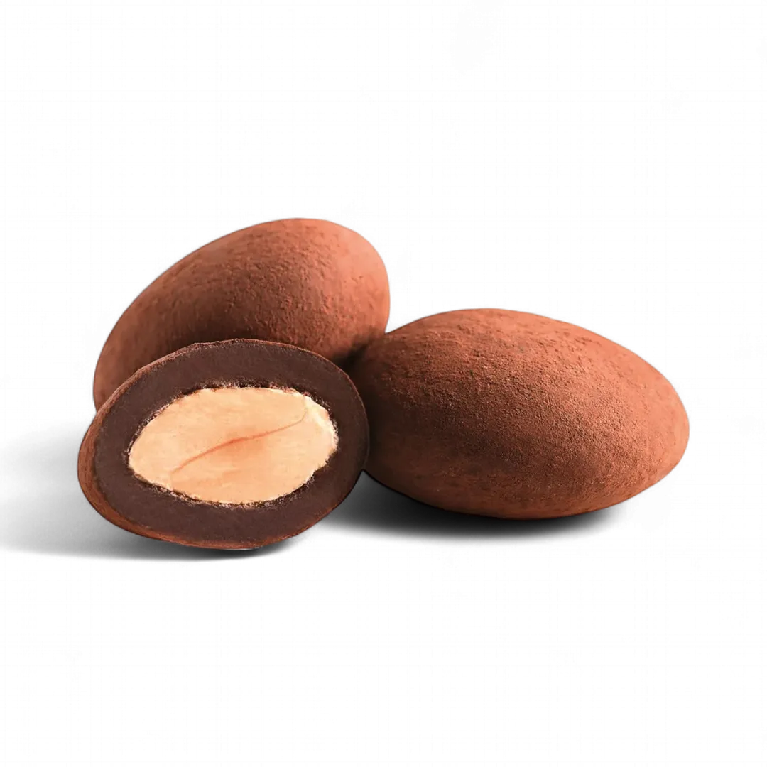 Dark chocolate with marcona almond bonbon