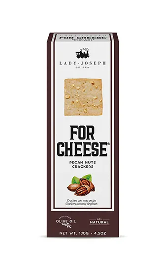 Pecan nut olive oil Crackers for cheese. 130g 4.5Oz