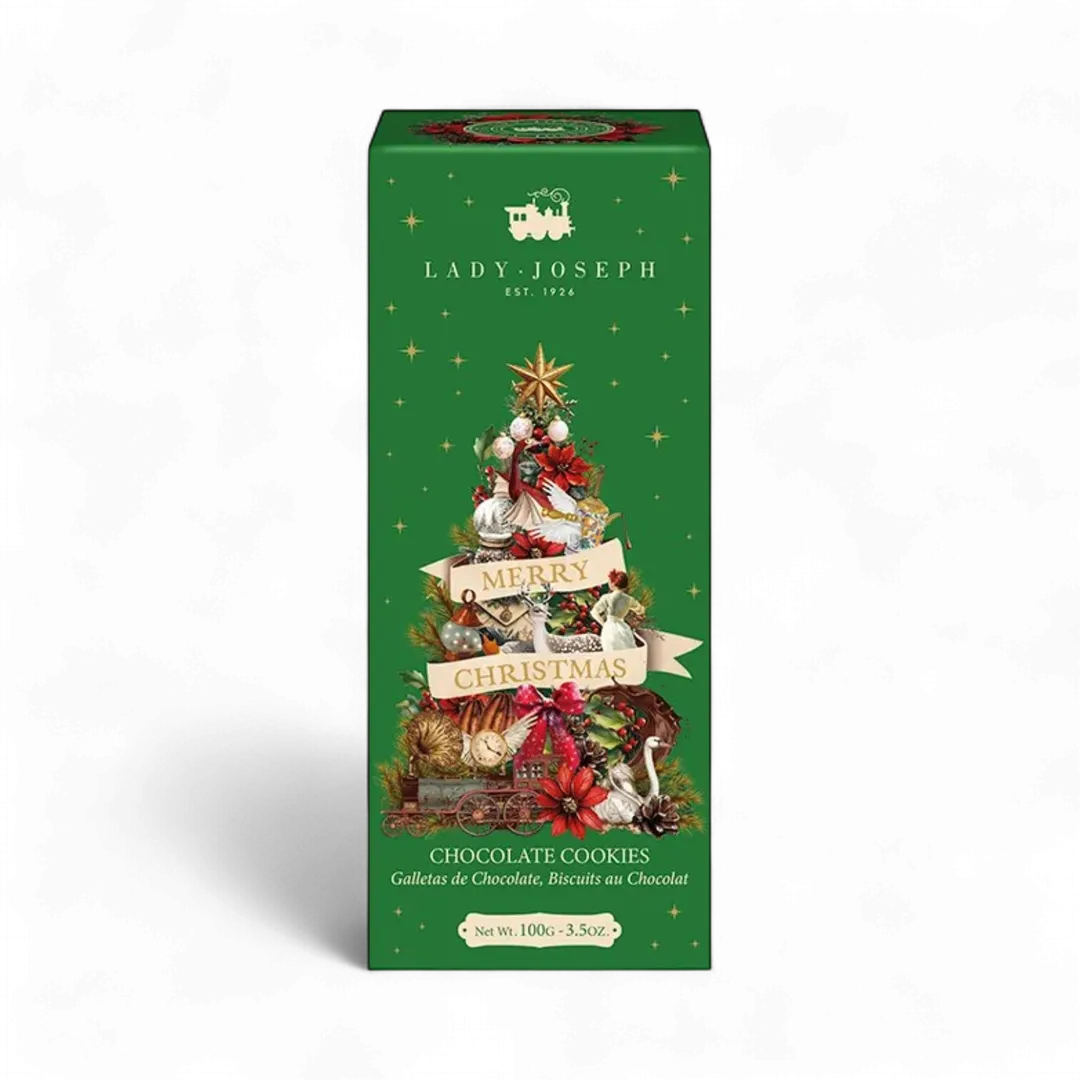 Chocolate Cookies Merry Christmas Green Edition