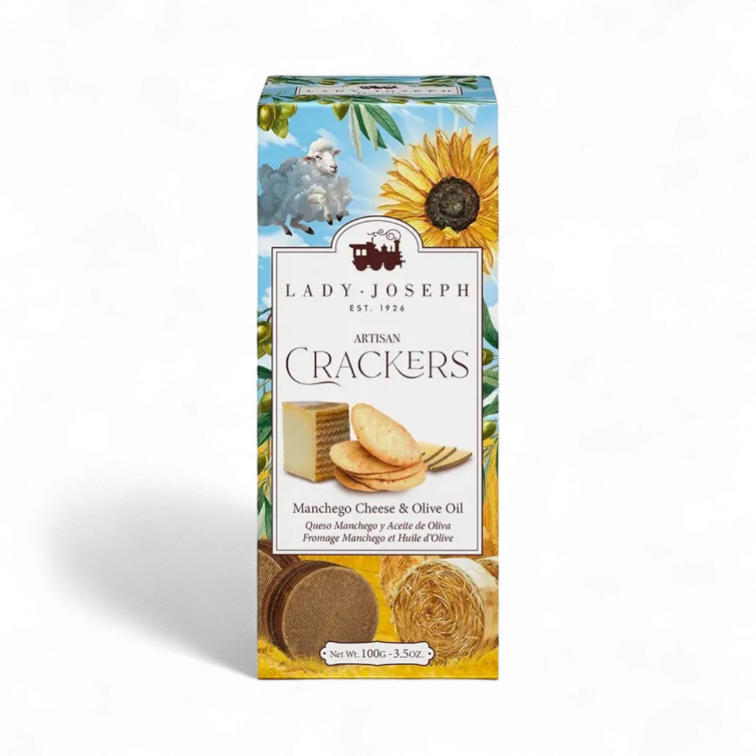 Manchego And Olive Oil Crackers (Cheese Snack)