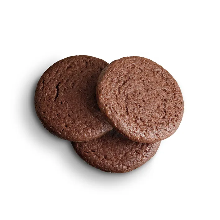 Dark Chocolate Shortbread. Cookies with butter and chocolate