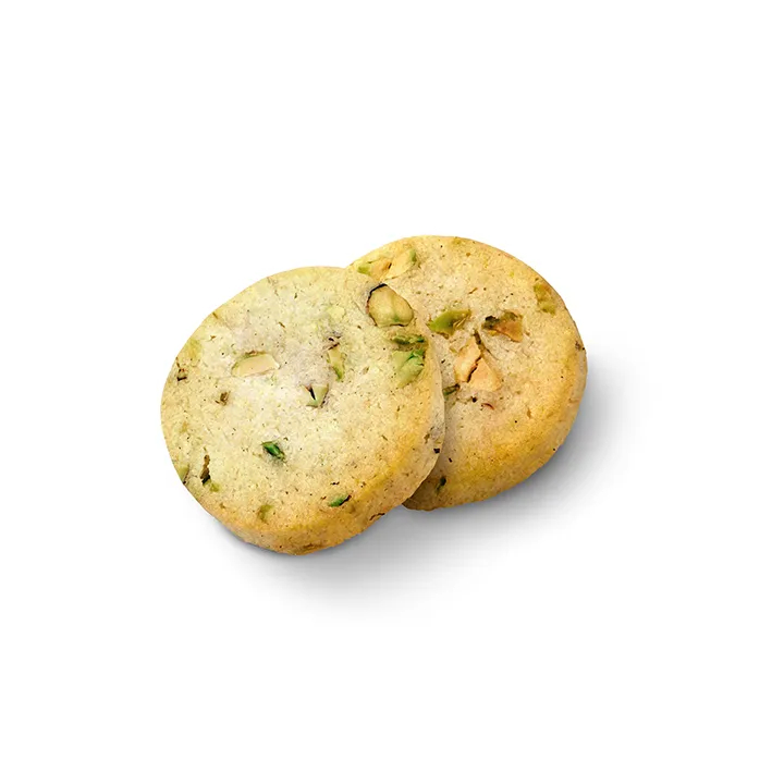 Pistachio Curd Shortbread. Cookies with butter and pistachio