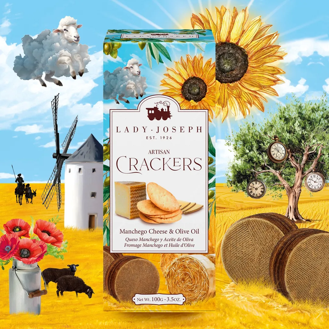 Manchego And Olive Oil Crackers (Cheese Snack)