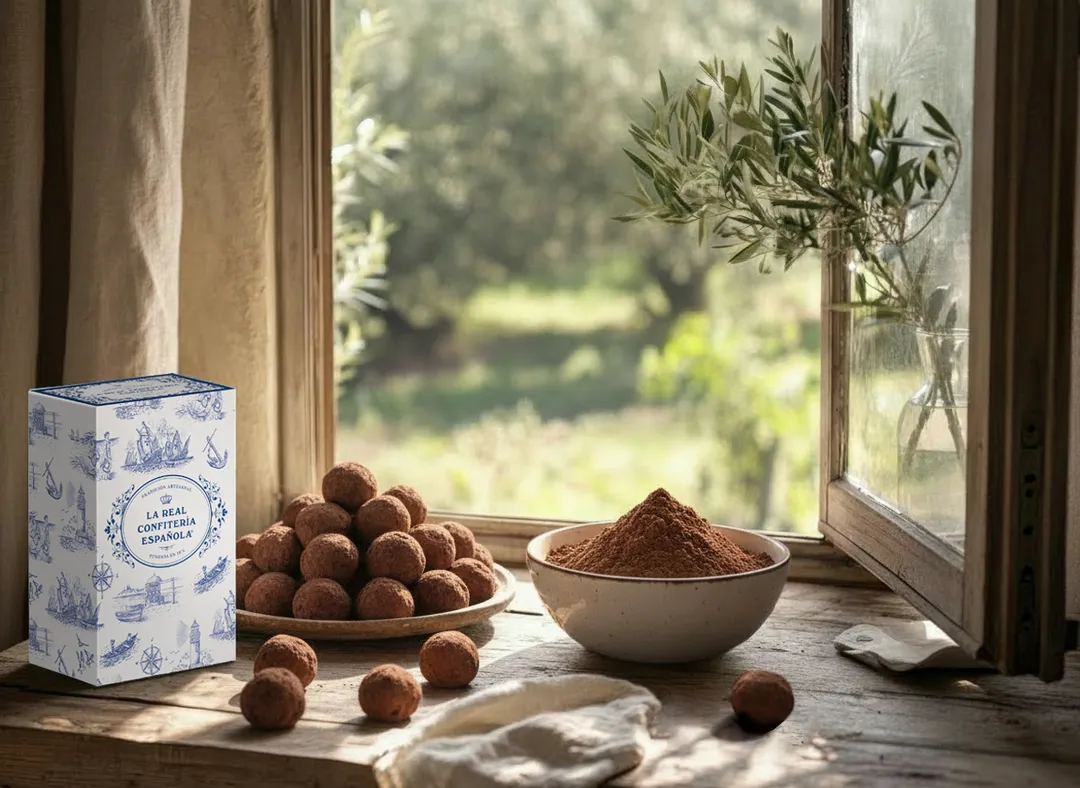 Artisan chocolate truffle