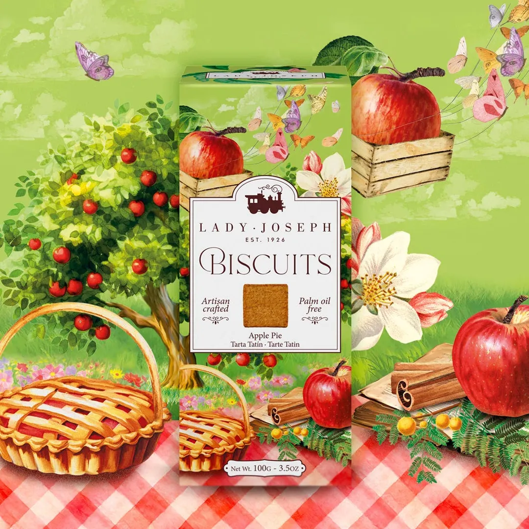 Apple Pie Cookies. 3.50oz 100g.