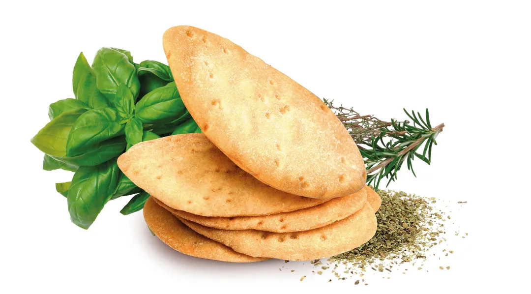 Artisan Vegan Crackers With Aromatic Herbs