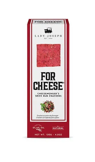 Cheesemonger´s spice rub crackers for cheese. 130g 4.5oz