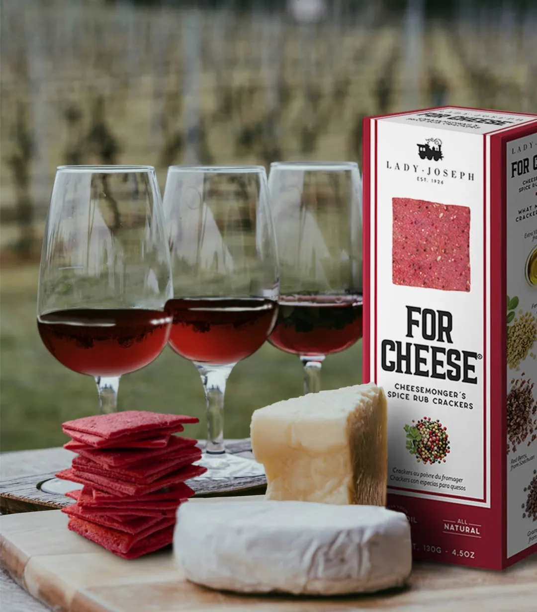 Cheesemonger´s spice rub crackers for cheese. 130g 4.5oz