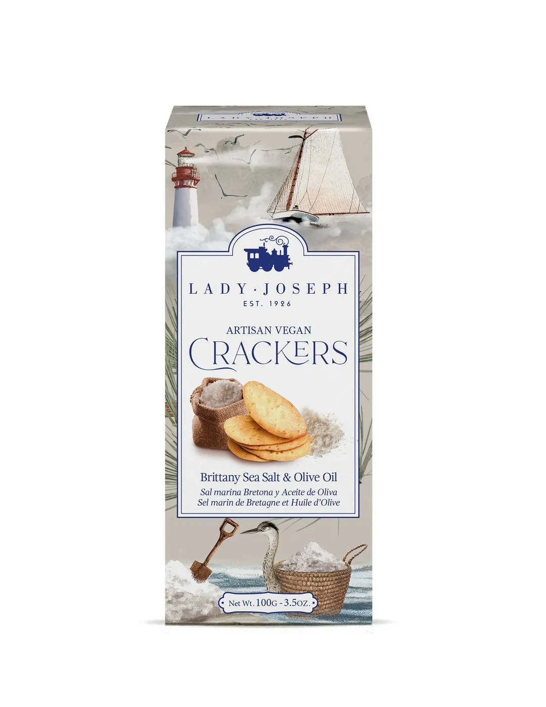 Crackers With Brittany Sea Salt & Olive Oil (Cracker Snack)