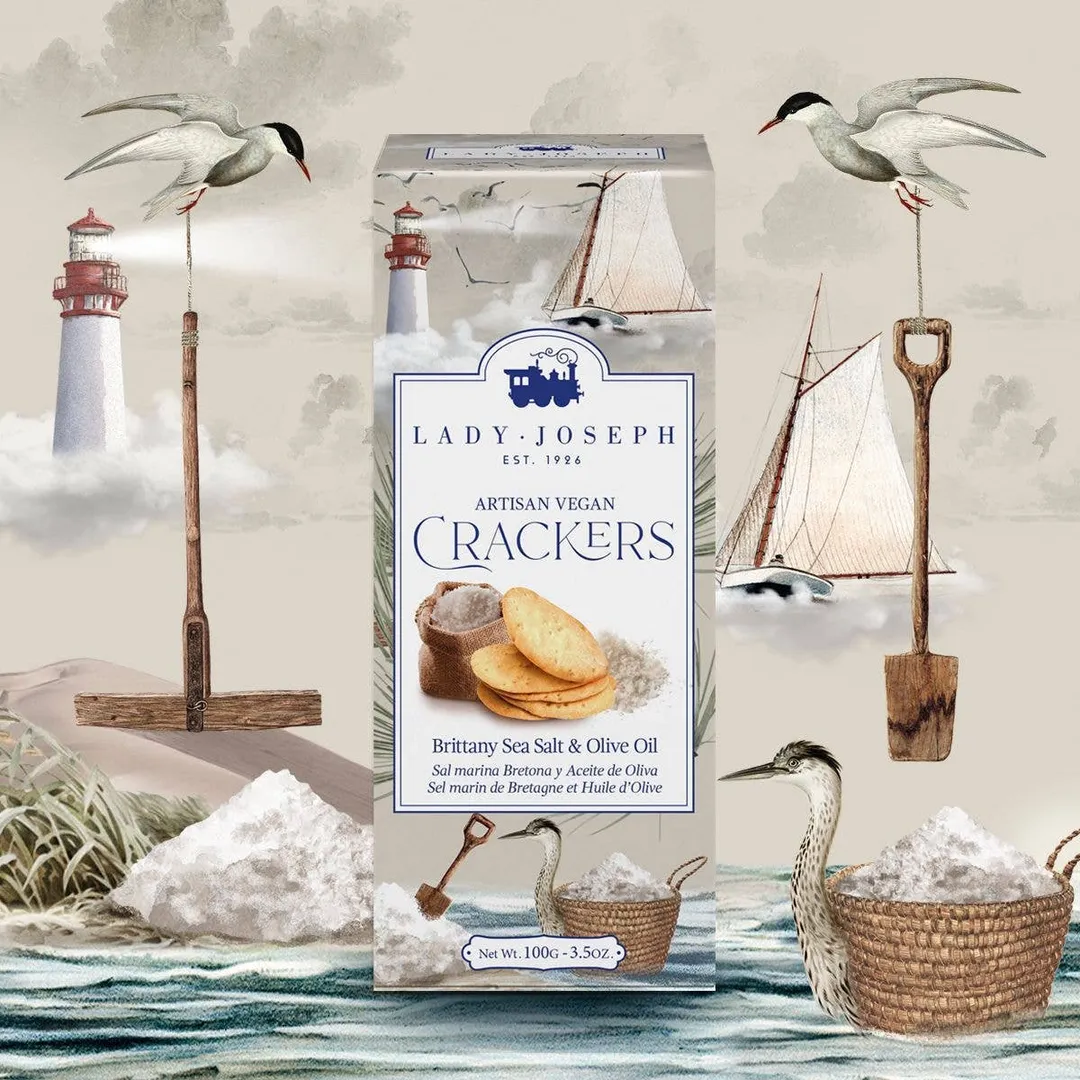 Crackers With Brittany Sea Salt & Olive Oil (Cracker Snack)