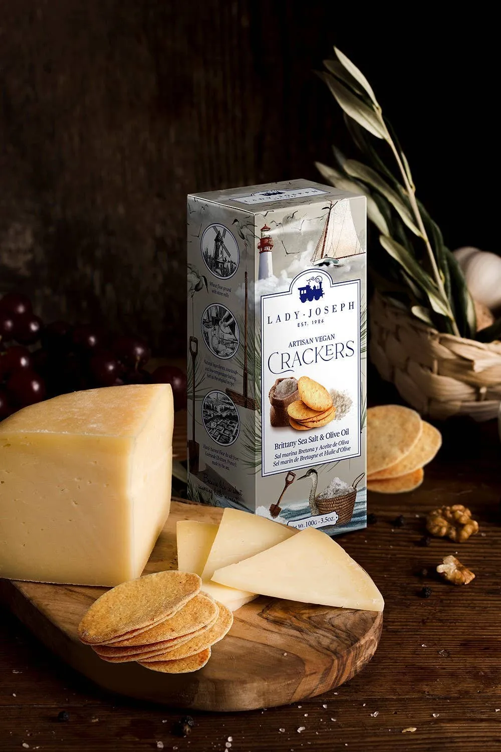 Crackers With Brittany Sea Salt & Olive Oil (Cracker Snack)