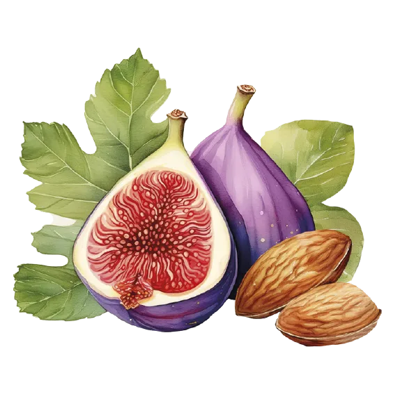 Fig and almonds cake for cheese. Small portions wrapped individually
