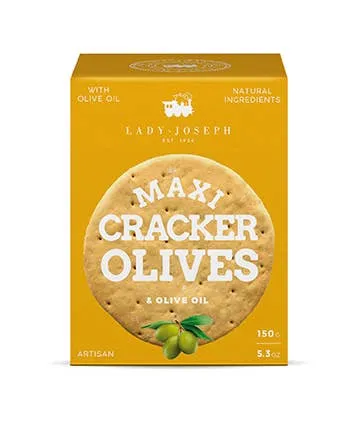 Maxi Cracker With Green Olives & Olive Oil 