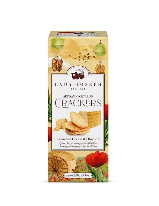 Parmesan And Olive Oil Crackers (Cheese Snack)