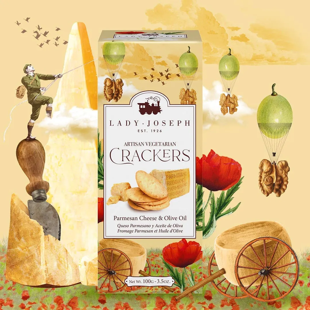 Parmesan And Olive Oil Crackers (Cheese Snack)
