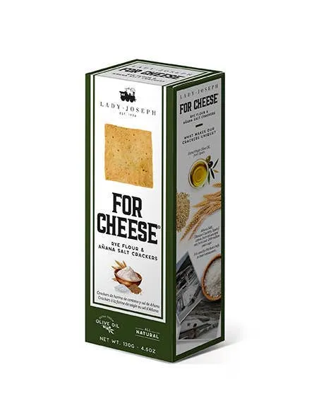 Rye flour and Anyana Salt Crackers for cheese. 130g 4.5Oz