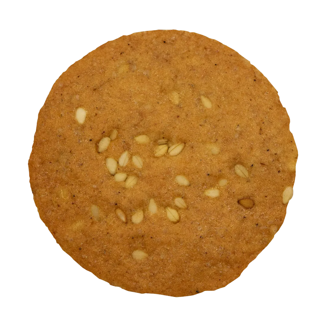 Thin And Crunchy Caramel Cookies (Cookie Snack Biscuit )