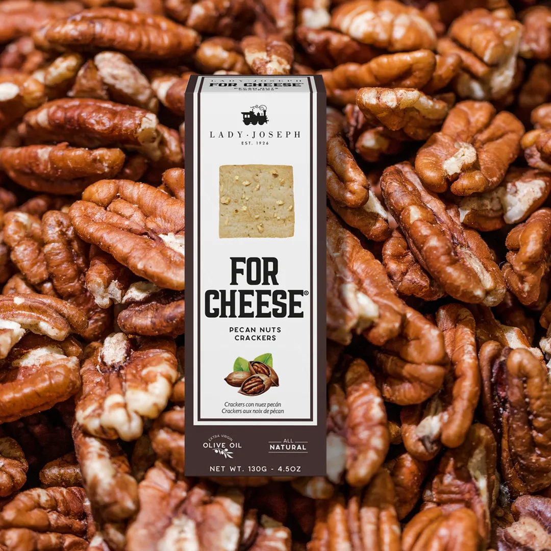 Pecan nut olive oil Crackers for cheese. 130g 4.5Oz